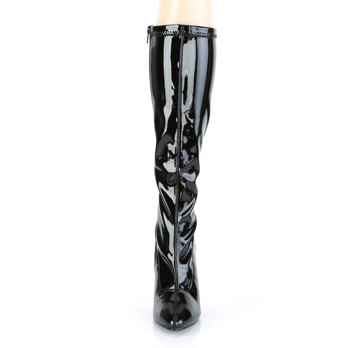 5 Inch Heel SEDUCE-2000 Black Stretch Patent