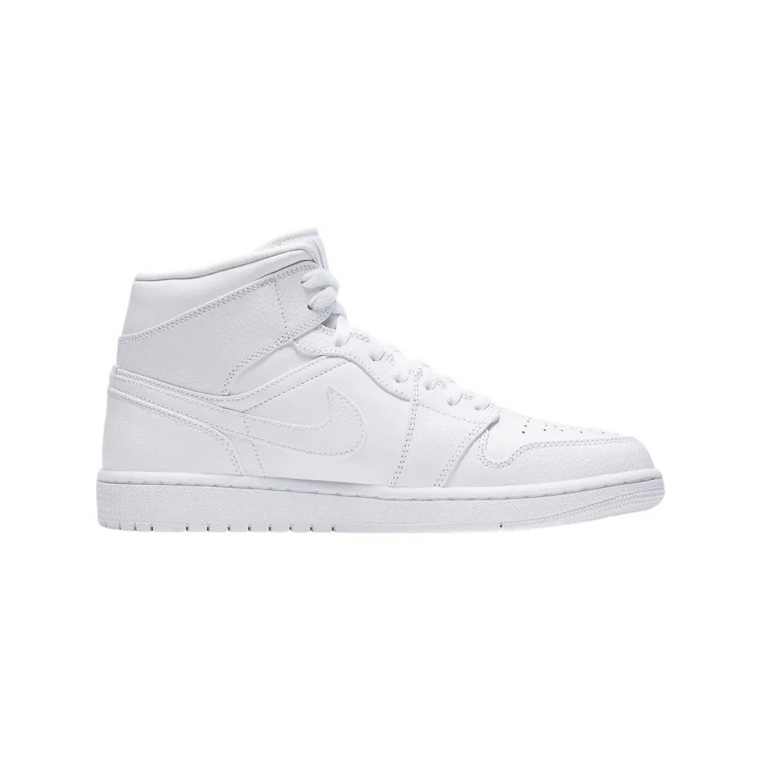 Air Jordan 1 Mid Triple White