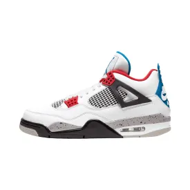 Air Jordan 4 Retro What The? White Military Blue Fire Red