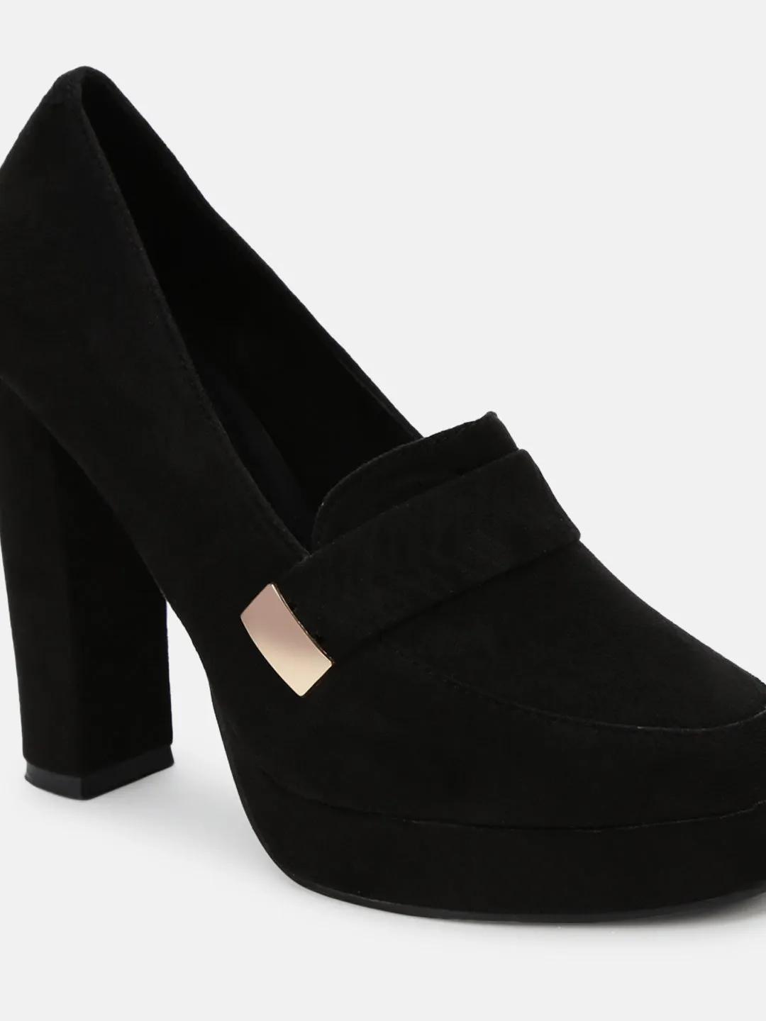 Block Solid Heels