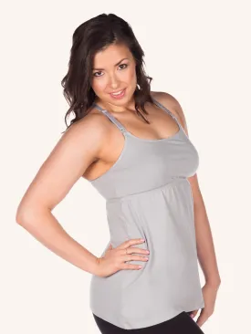 Lace-Back Maternity to Nursing Tank