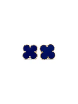 LAPIZ LAZULI CLIP ON EARRINGS