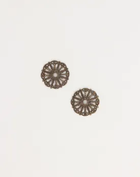 Medallion Filigree, 17.5mm, (2pcs)