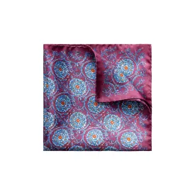 Paisley/Floral Print Pocket Square