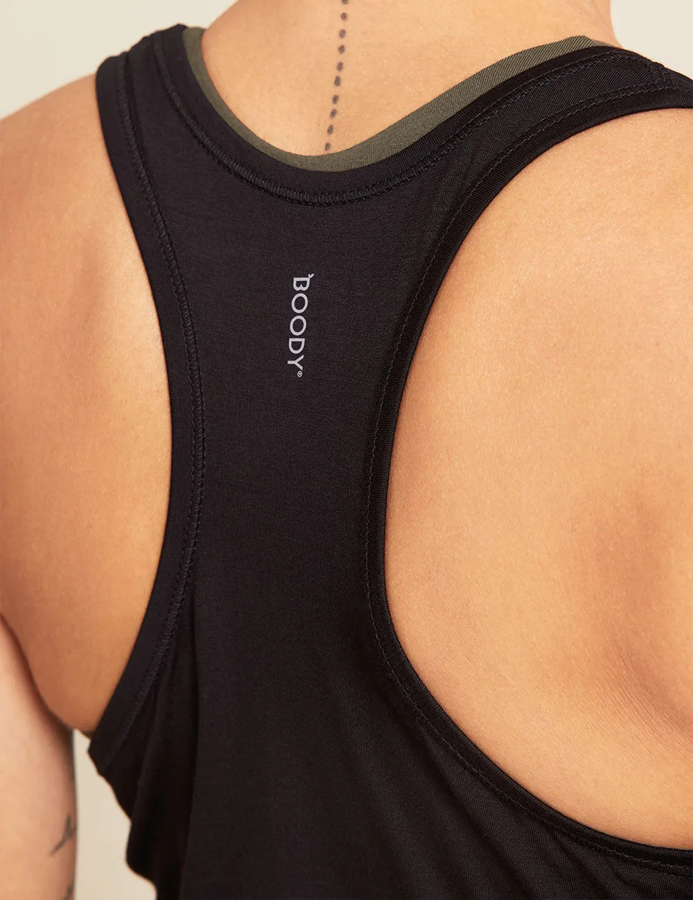 Racerback Active Tank - Black