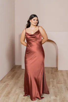 Skye Satin Dress | Ready To Ship | Cinnamon Rose