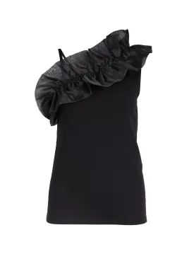 XYRIENNE top - Black mix